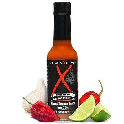 Elijah's Xtreme Ghost Pepper Hot Sauce Bottle (5 fl.oz.)