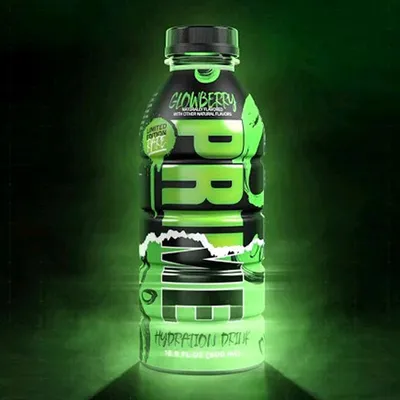 PRIME Hydration Drink | RARE Limited Edition Collectible Glowberry Bottle!