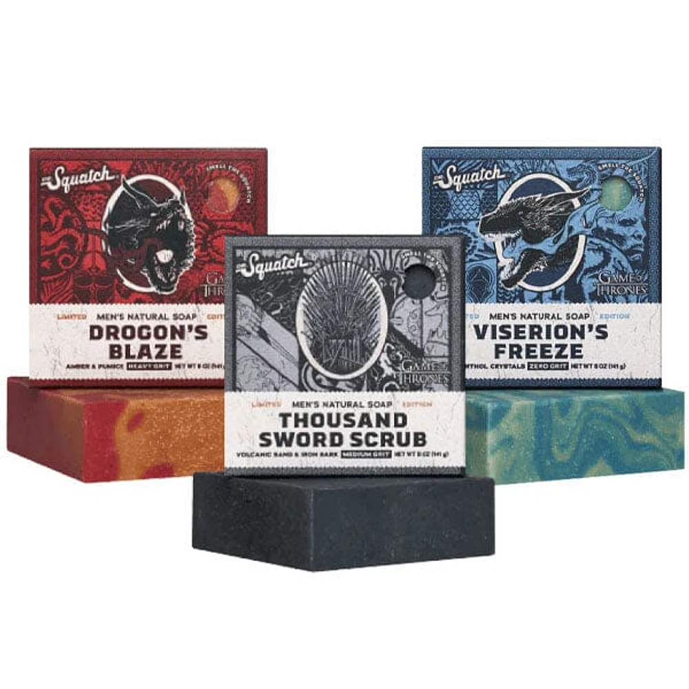 Dr. Squatch® Game Of Thrones™ Collection All-Natural Bar Soap For Men (1pc) Limited Edition