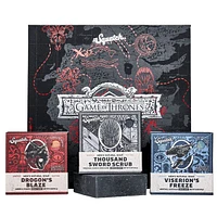 Dr. Squatch® Game Of Thrones™ Collection 3-Pack Box All-Natural Bar Soap For Men Limited Edition