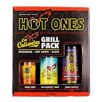 Hot Ones® Los Calientes Grill Pack (3 Bottles) As Seen On Youtube