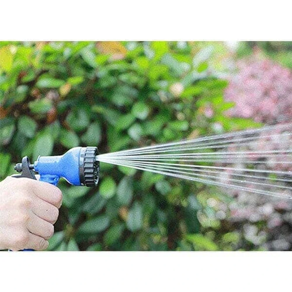 GRO-Hose BLUE | 75ft Expandable Hose With Sprayer Nozzle