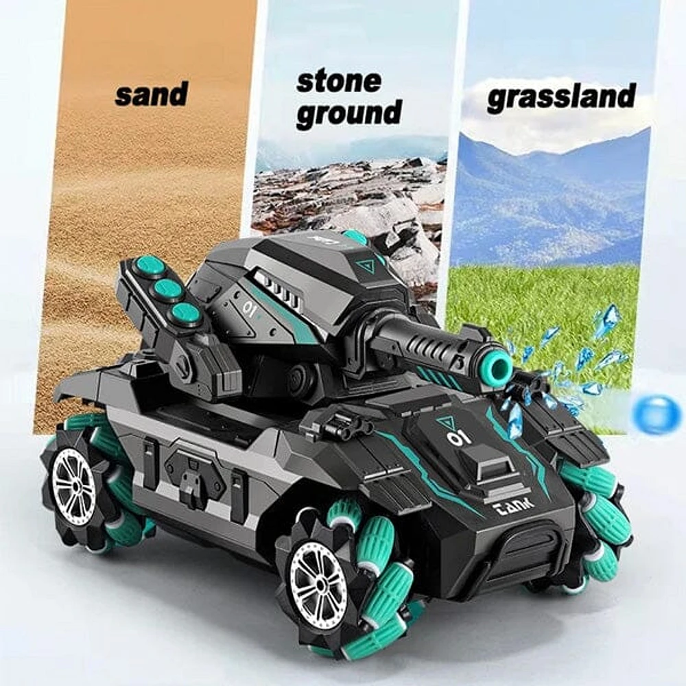 Tough Trax Blast Tank: RC Tank w/ Gel Blaster