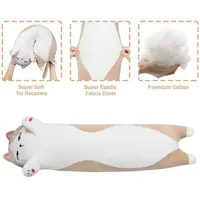 Showcase Long Animal Plush Toy Styles (3FT Long!), Grumpy Cat