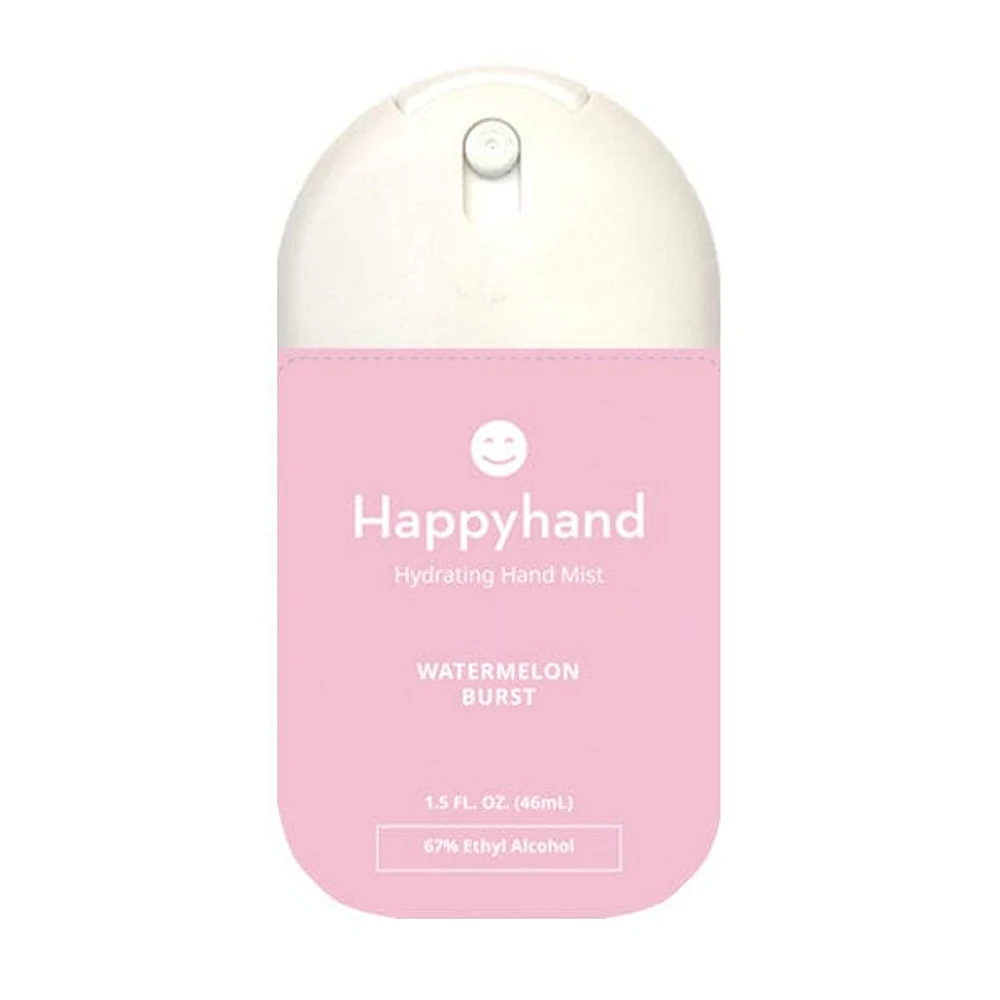 HappyHands Hydrating Rinse-Free Hand Mist (46mL) Multiple Scents