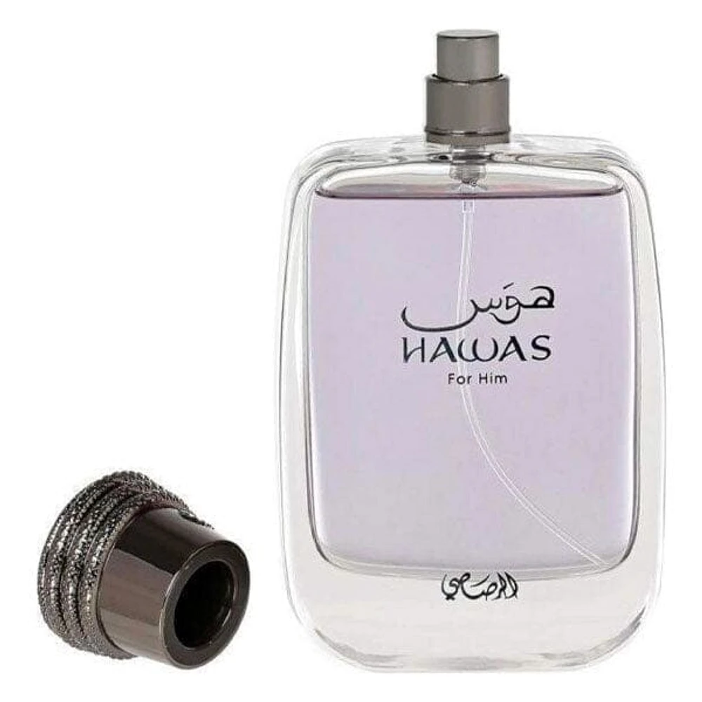 Rasasi Hawas Eau de Parfum Men's Cologne Spray Bottle (100mL)