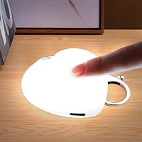 Heart-Shaped Automatic LED Purse Light Keychain