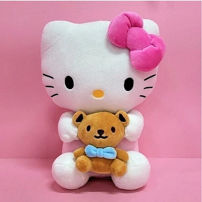 Sanrio Hello Kitty With Teddy Bear Friend Large 20" Plush Toy