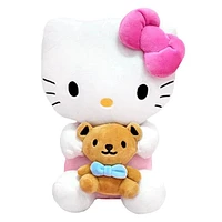 Sanrio Hello Kitty With Teddy Bear Friend Large 20" Plush Toy