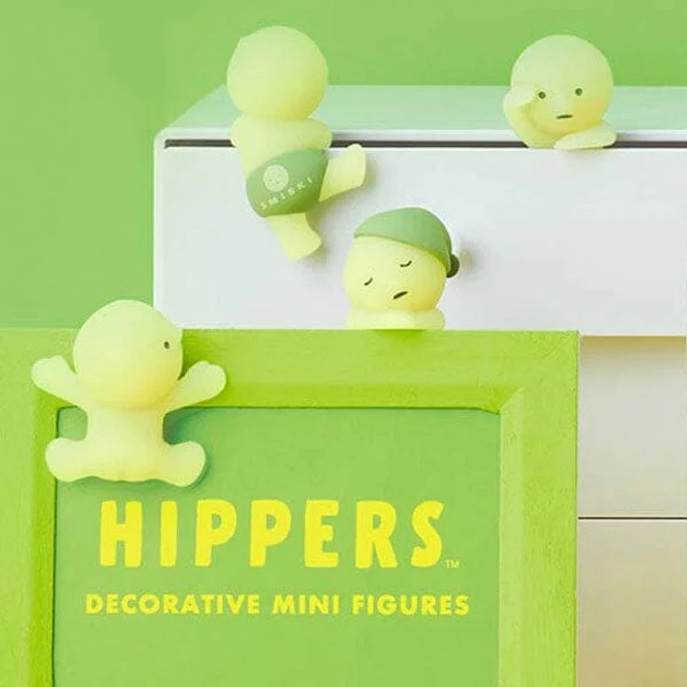 Smiski Hippers Collectible Mini Glow In The Dark Figurines Blind Box (1pc)