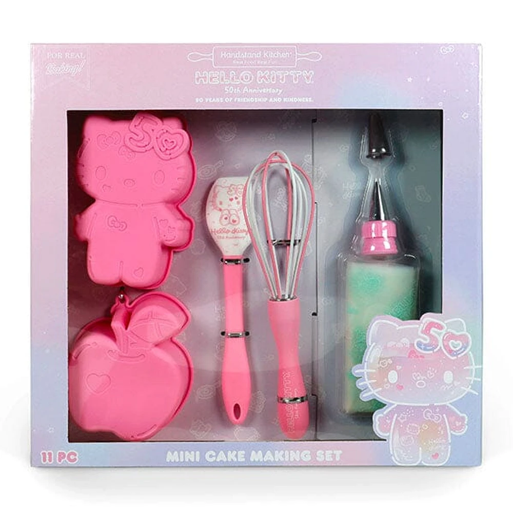 Sanrio 50th Anniversary Hello Kitty Mini Cake Baking Set "Showcase Exclusive" (11pc)