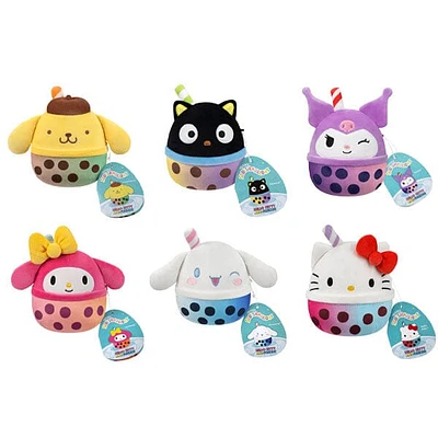 Squishmallows Plush Toys Blind Bag 5" Sanrio Mystery Boba Tea Squad