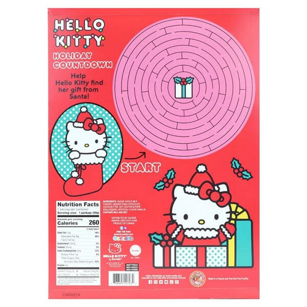 Hello Kitty Sanrio 24-Day Countdown Milk Chocolate Advent Calendar (1.76oz)