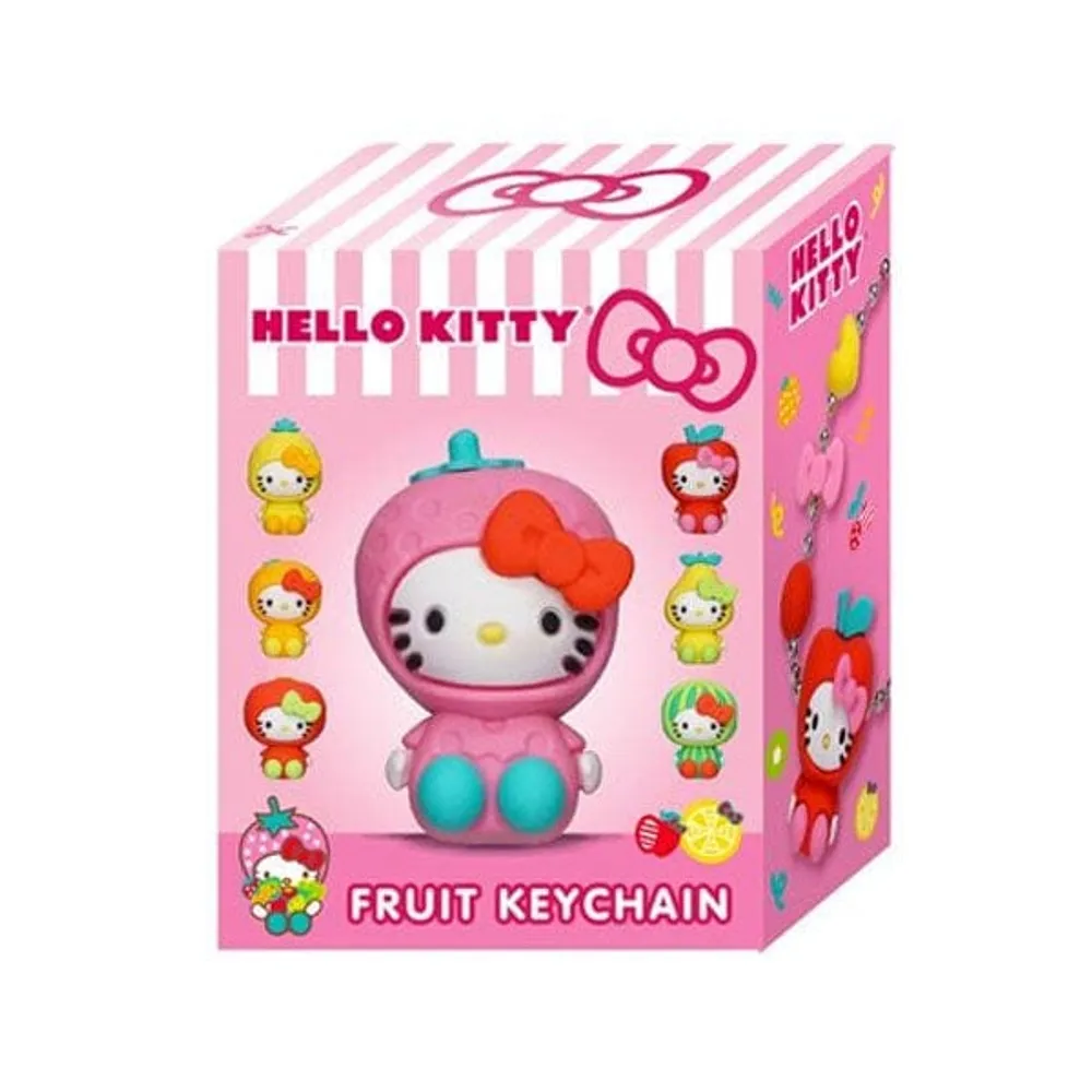 3D Hello Kitty & Friends Character Bag Clips Fruit Series Blind Bags (1pc)