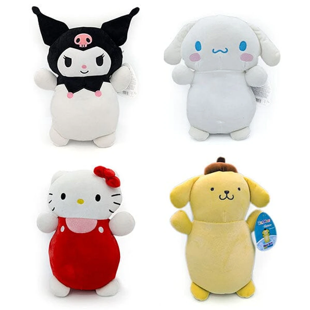 Squishmallows Super Soft Plush Toys 10" Hello Kitty HugMee Squad (Characters Ship Assorted)