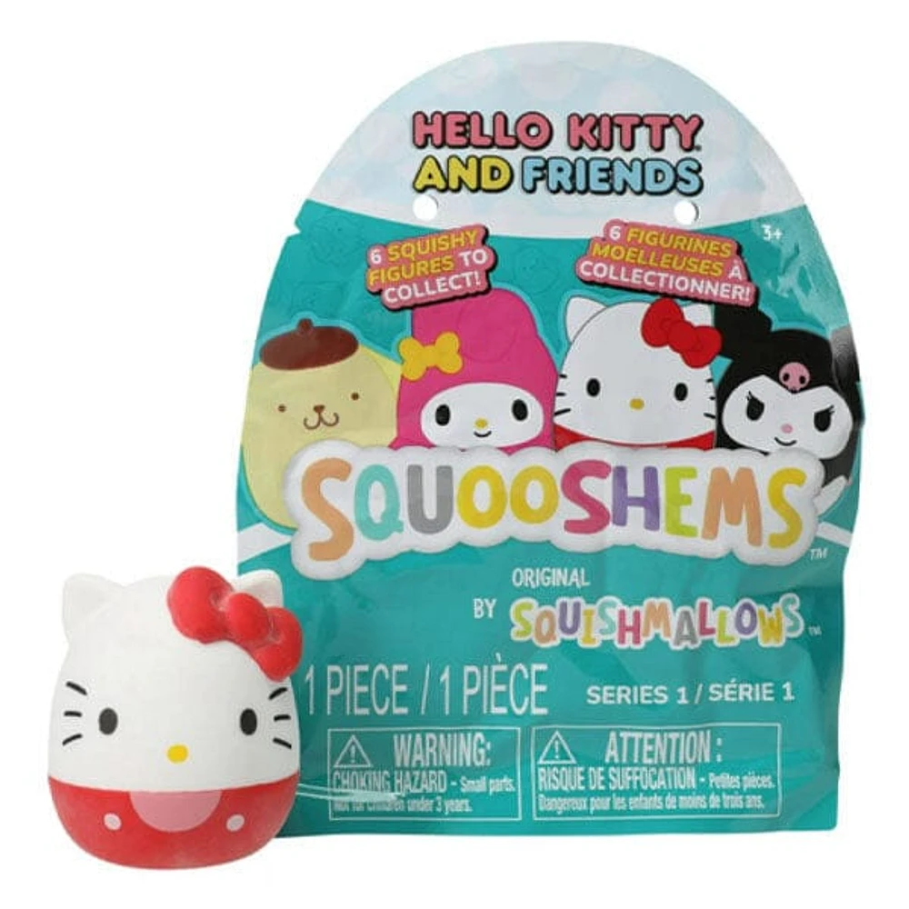 Squishmallows Squooshems Hello Kitty & Friends Blind Bag 2" Surprise Vinyl Fidget Squishy (1pc)