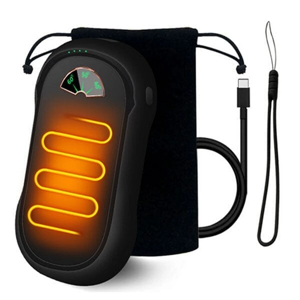 HeatMatez CozyClasp (2pc) | 3-in-1 Magnetic Hand Warmer, Flashlight & Power Bank!