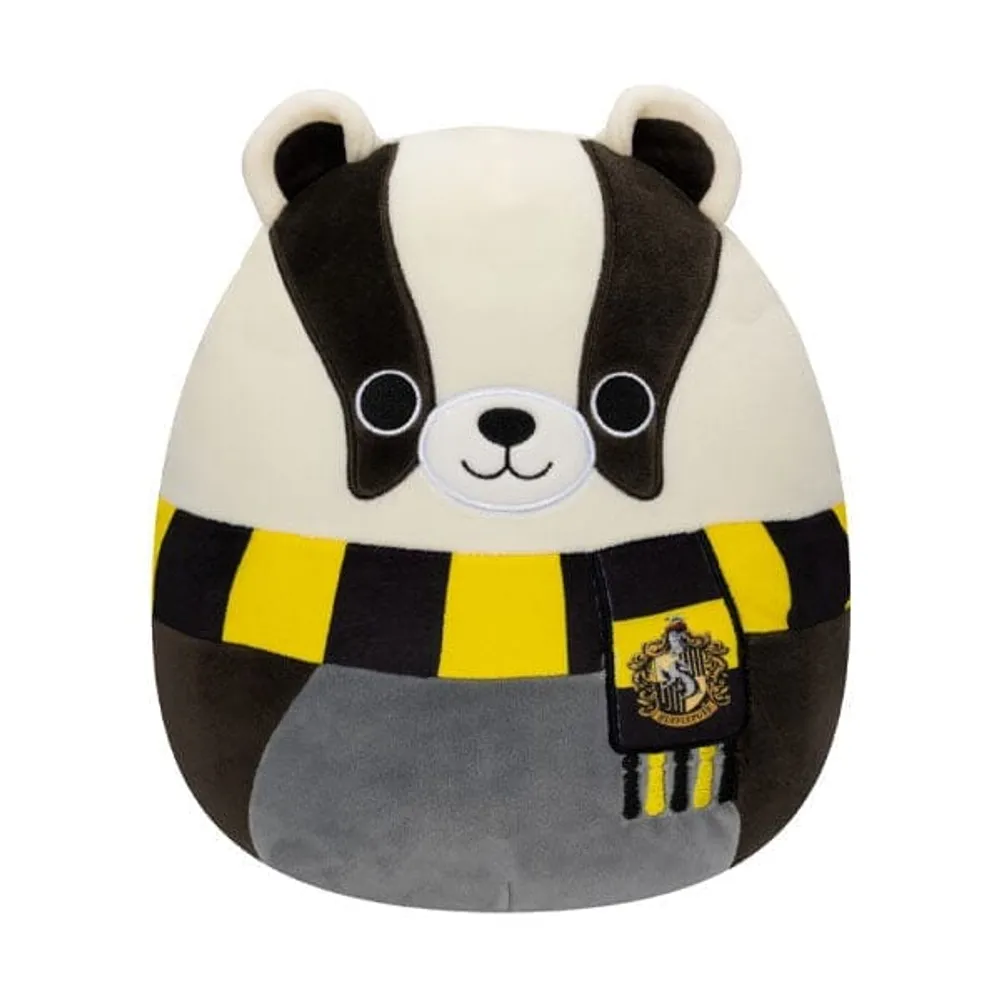 Showcase Squishmallows Plush Toys, 8 Harry Potter Hogwarts Squad, Hufflepuff Badger