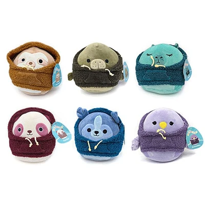 Squishmallows Super Soft Plush Toys 7.5" Animal Hoodie Squad (Characters Ship Assorted)