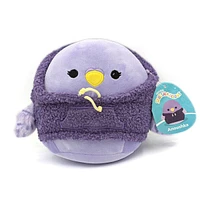 Squishmallows Super Soft Plush Toys 7.5" Hoodie Squad Purple Sweater Parakeet