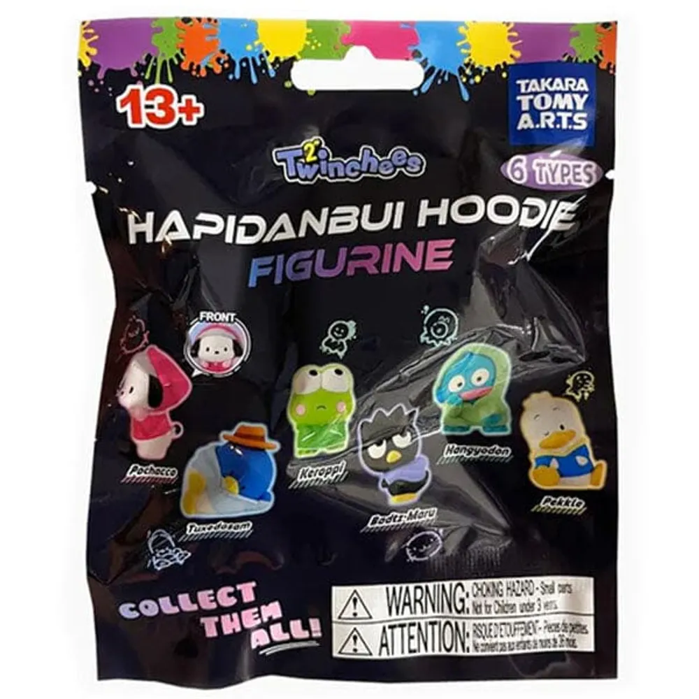 Twinchees Sanrio Hello Kitty & Friends 2" Hapidanbui Hoodie Figurine Blind Bag (1pc)