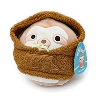 Squishmallows Super Soft Plush Toys 7.5" Hoodie Squad Sherman the Brown Sloth