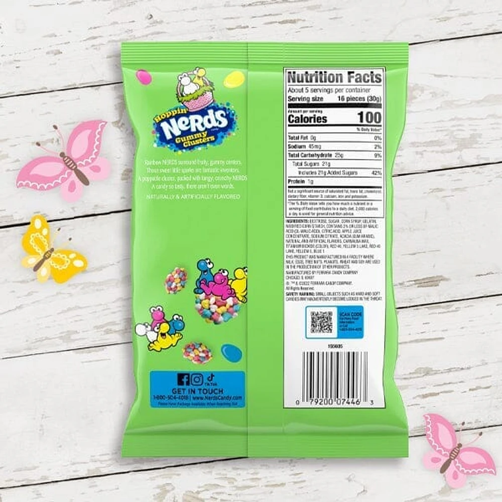 Hoppin' Nerds Gummy Clusters: Easter Edition (6oz Bulk Bag)