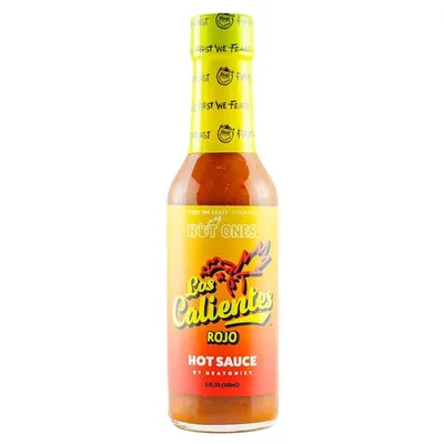 Hot Ones® Single Bottle Hot Sauces: "Los Calientes Rojo" | As Seen On Youtube