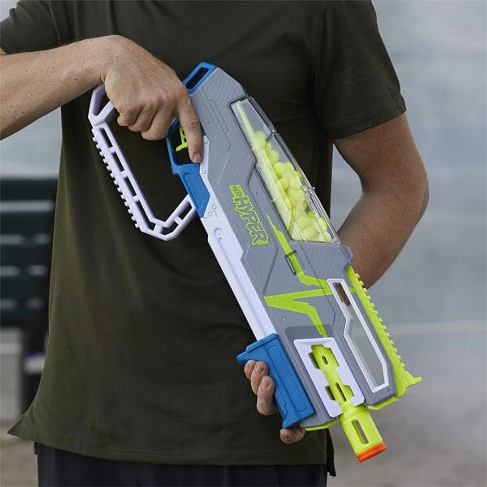 Hasbro Nerf Hyper Siege 50 Pump Action Blaster (Includes 40 Rounds & Eyewear)