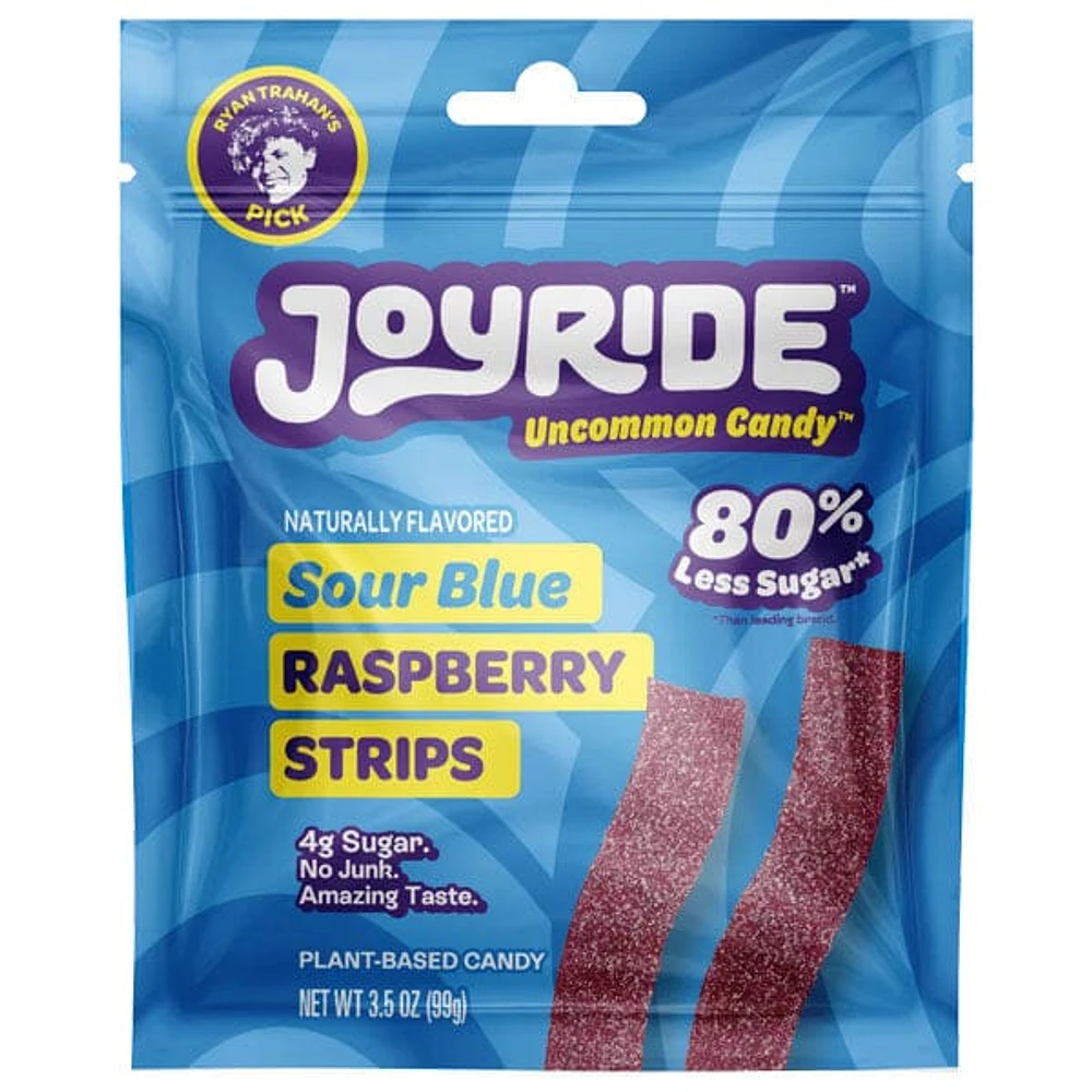 JOYRIDE™ Uncommon Candy™ x Ryan Trahan: Natural Low Sugar Sour Strips (99g) Multiple Flavors