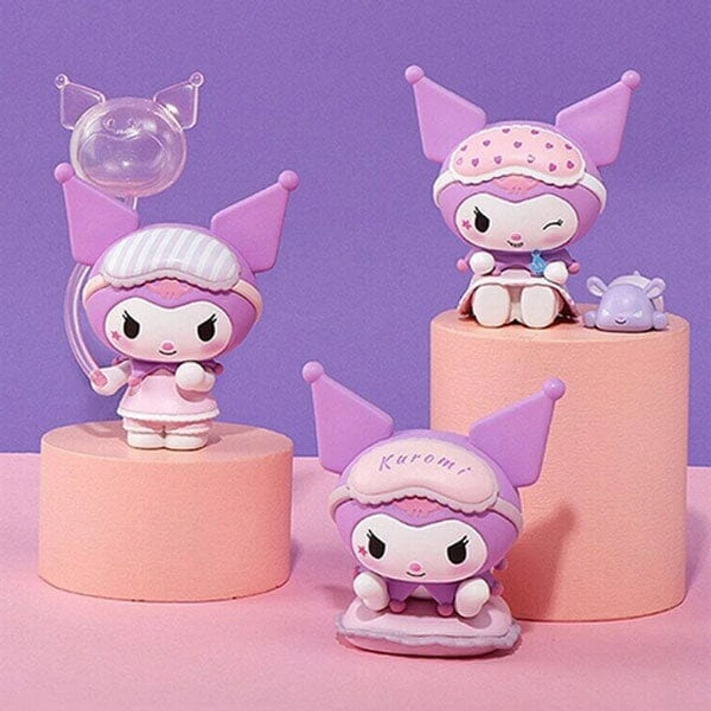 Sanrio My Melody & Kuromi Sweetheart Pajamas Series Collectible Figurine Blind Box (1pc)