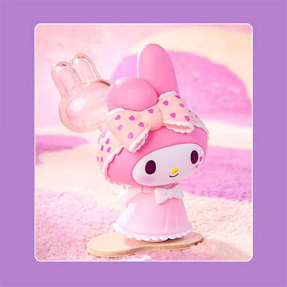 Sanrio My Melody & Kuromi Sweetheart Pajamas Series Collectible Figurine Blind Box (1pc)