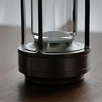 TruLumi Crystal Lantern Silver LED Table Lamp