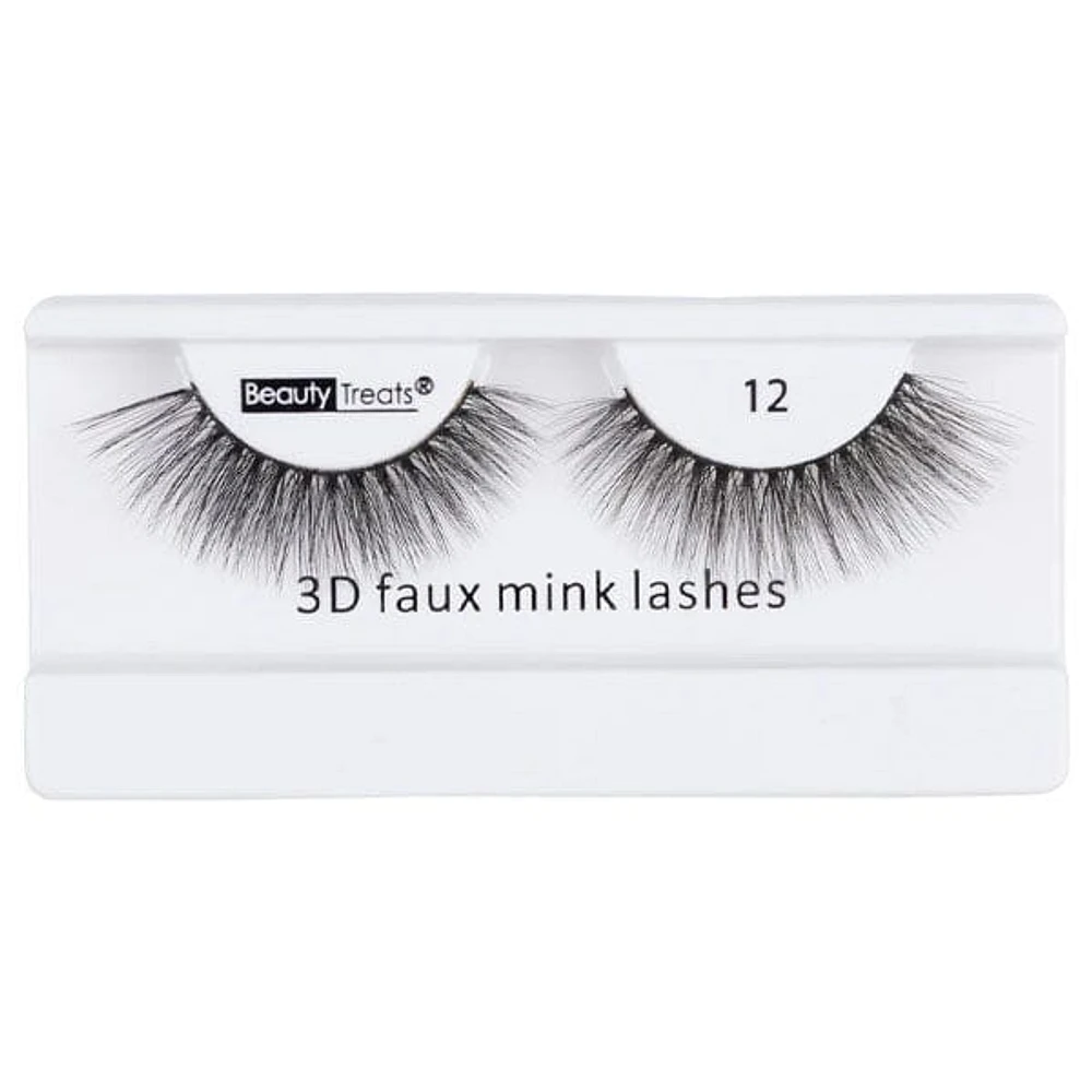 Beauty Treats® 3D Faux Mink Strip Lashes (Multiple Styles)