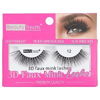 Beauty Treats® 3D Faux Mink Strip Lashes (Multiple Styles)