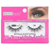 Beauty Treats® 3D Faux Mink Strip Lashes (Multiple Styles)