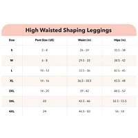 Shapermint Essentials® High Waisted Shaping Leggings - Black (Multiple Sizes)