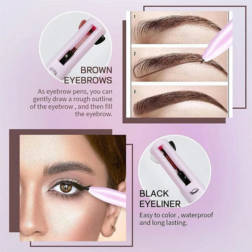 WOW 4-in-1 Makeup Pen - Eyeliner / Brow Liner / Lip Liner / Highlighter