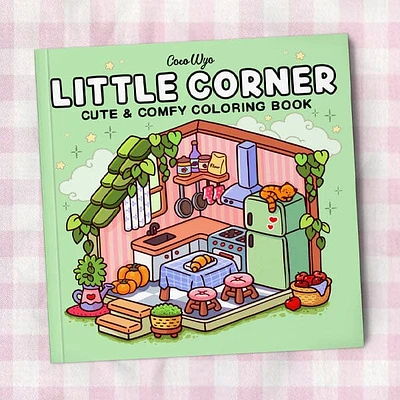 "Little Corner" Coloring Book: Cozy Space Coloring by Coco Wyo (40 Pages)