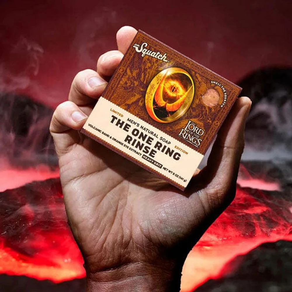 Dr. Squatch® Lord Of The Rings™ The One Ring Rinse All-Natural Bar Soap For Men (1pc) Limited Edition