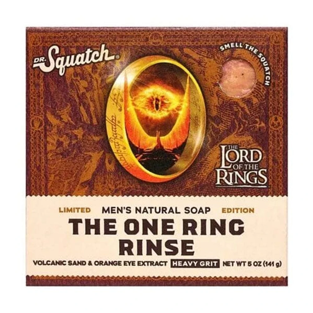 Dr. Squatch® Lord Of The Rings™ The One Ring Rinse All-Natural Bar Soap For Men (1pc) Limited Edition