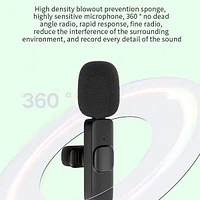 GearWaves: Mini Wireless Clip-On Microphone (Smartphone Compatible)