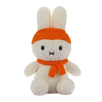 Dutch Miffy 9" Plush Toy in Matching Orange Knit Hat & Scarf