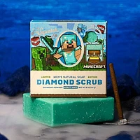 Dr. Squatch® Minecraft™ Diamond Scrub All-Natural Bar Soap For Men (1pc) Limited Edition