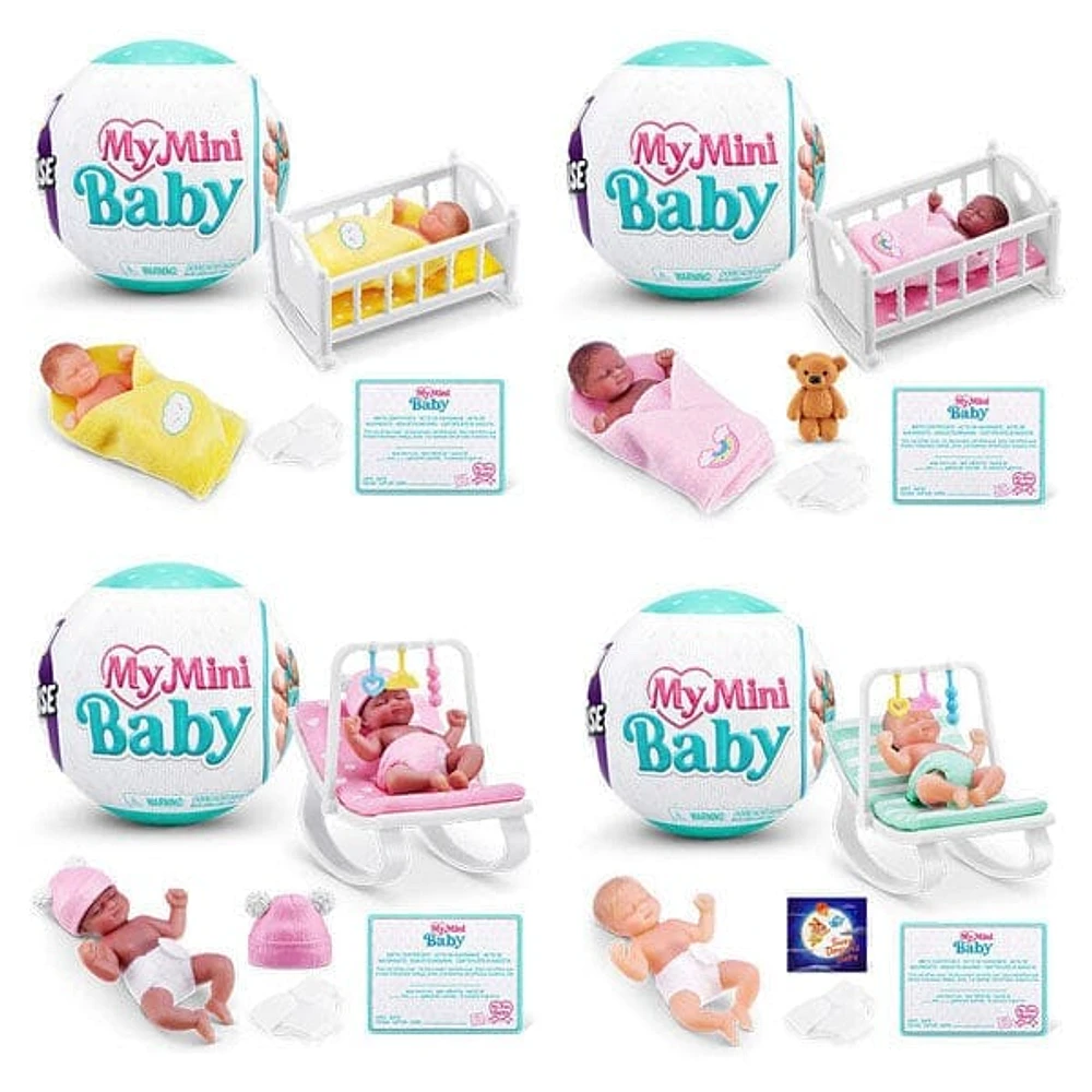 ZURU 5 Surprise My Mini Baby Series 1 Collectible Capsule