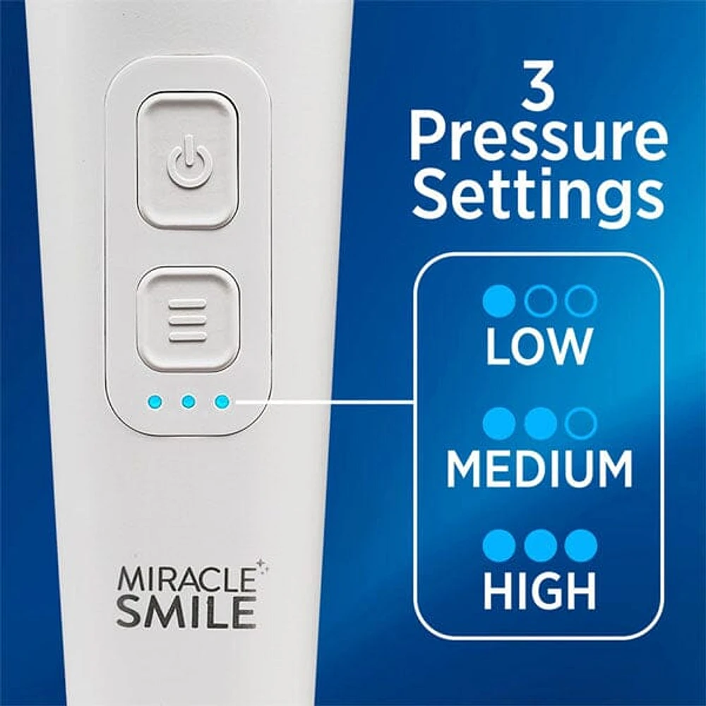 Ontel Miracle Smile Water Flosser Deluxe Pro for Teeth & Gum Health