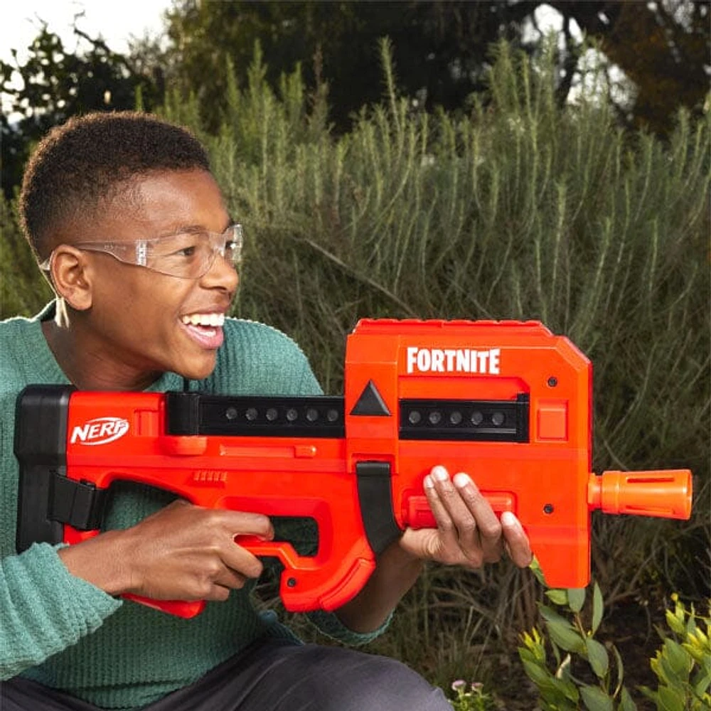 Hasbro Nerf Fortnite Compact SMG Motorized Dart Blaster - Ultra Red Wrap Design