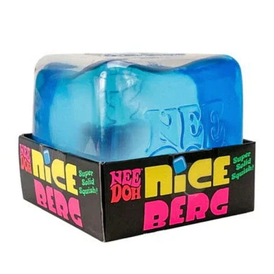 Nee Doh Nice Berg GIANT Blue Squishy Fidget Stress Ball (1pc)