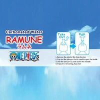 One Piece Anime Ramune Lemonade Japanese Soda Drink (250mL)