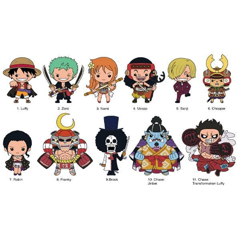 3D One Piece Anime Clip Hanger Blind Bag Series 2 (1pc)